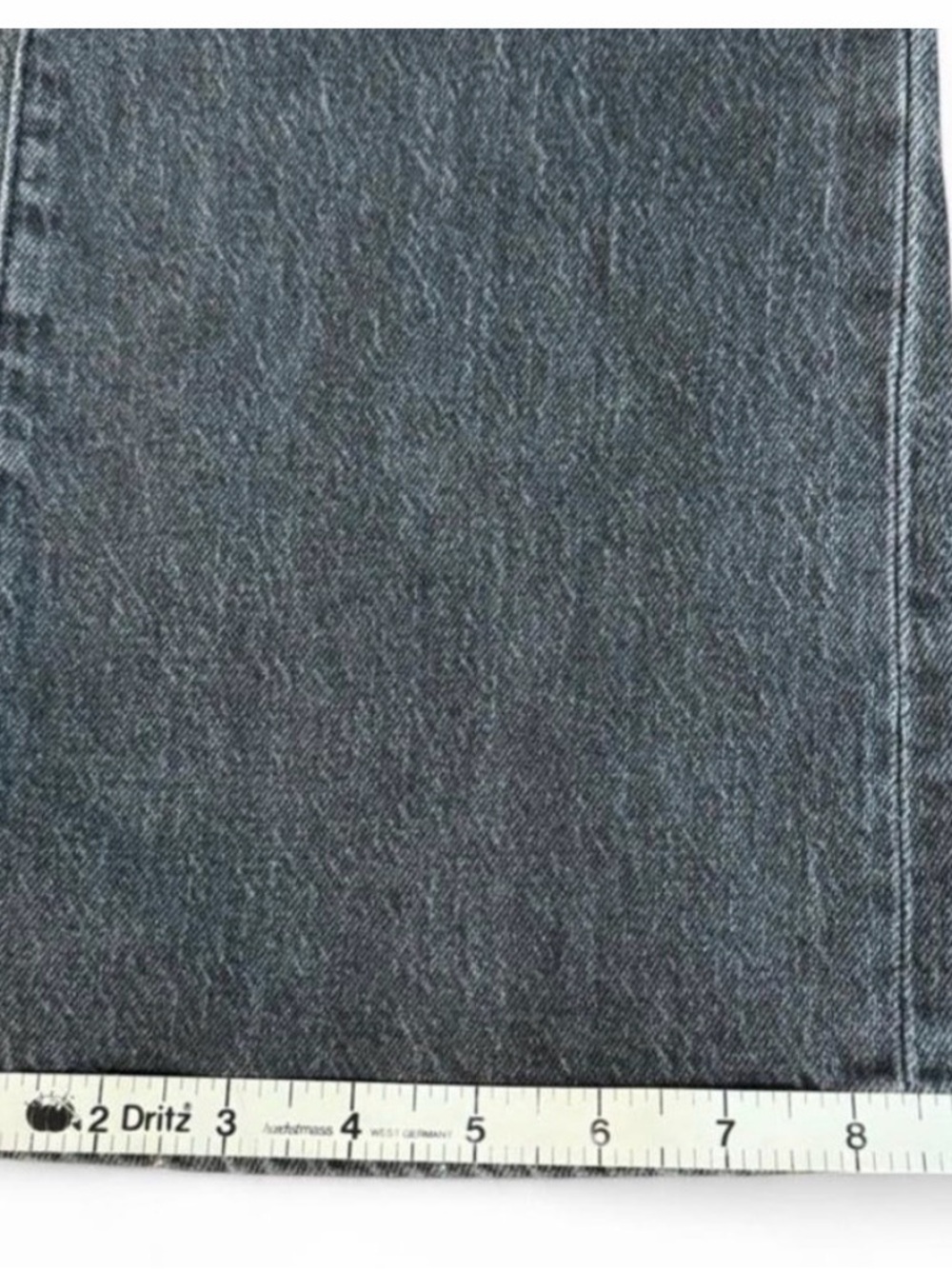 BDG high-rise stretch flare distressed jeans Charcoal black Size 26 - Picture 6 of 7